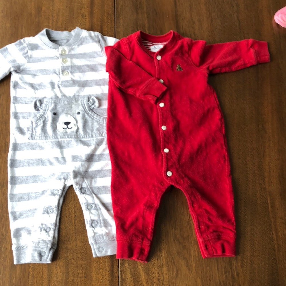 Two 6M One Piece, Baby Gap & Just One You